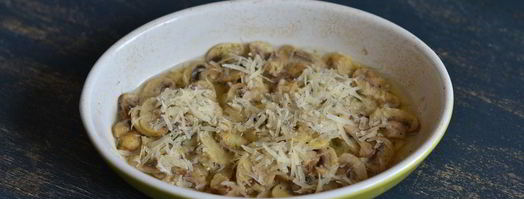 шампиньоны, запеченные с тимьяном и пармезаном. Шаг 12