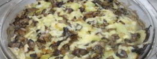 вешенки с картошкой в духовке. Шаг 6