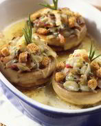 Вкусные грибы с майонезом в духовке