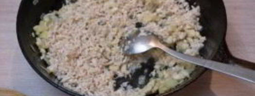 запеченные грибы с фаршем в духовке. Шаг 6