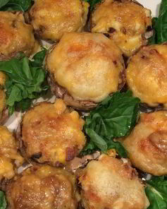 Запеченные шампиньоны по-итальянски