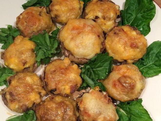 Рецепт запеченных шампиньонов по-итальянски