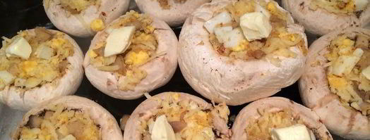 запеченные шампиньоны по-итальянски. Шаг 5