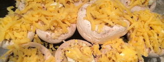 запеченные шампиньоны по-итальянски. Шаг 6