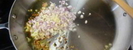 жареные грибы с макаронами. Шаг 5