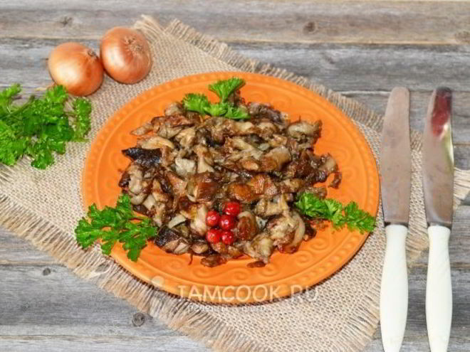 Рецепт жареных зонтиков