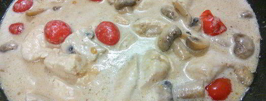 быстрый куриный гуляш в арахисовом соусе. Шаг 7