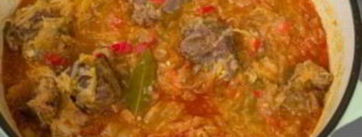 гуляш из говядины и кислой капусты. Шаг 6