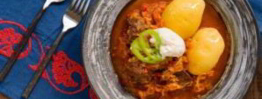 гуляш из говядины и кислой капусты. Шаг 7