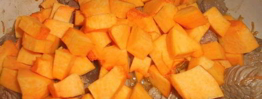 гуляш из говядины с тыквой. Шаг 4