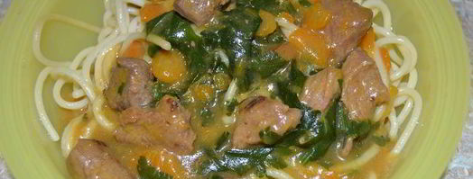 гуляш из говядины с тыквой. Шаг 8