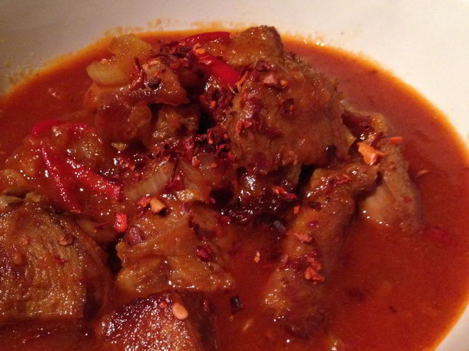 Рецепт гуляша из индейки с абрикосами