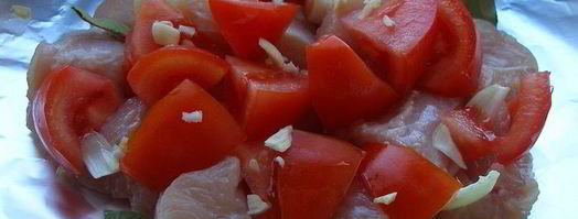 гуляш из индейки в фольге. Шаг 3