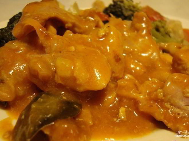 Рецепт гуляша из кролика с подливкой