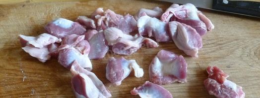 гуляш из куриных желудков. Шаг 3