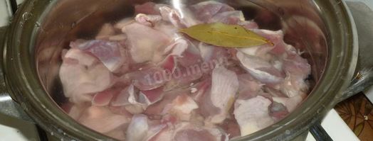 гуляш из куриных желудков. Шаг 4