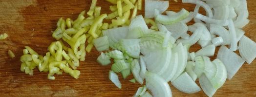 гуляш из куриных желудков. Шаг 5