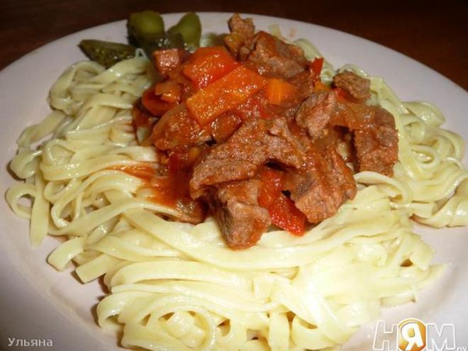 Рецепт гуляша из пароварки