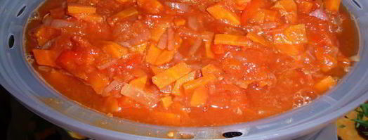 гуляш из пароварки. Шаг 6