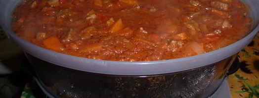 гуляш из пароварки. Шаг 7