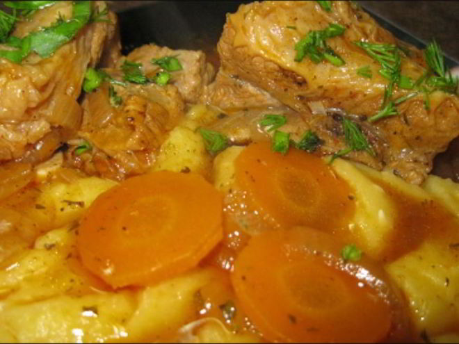 Рецепт гуляша из ребрышек