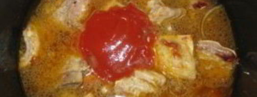 гуляш из ребрышек. Шаг 5