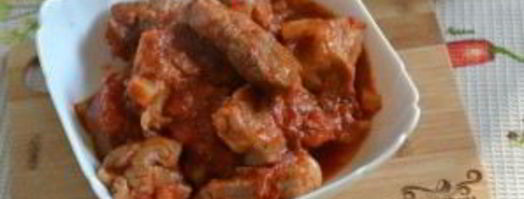 гуляш из свинины с подливкой. Шаг 6