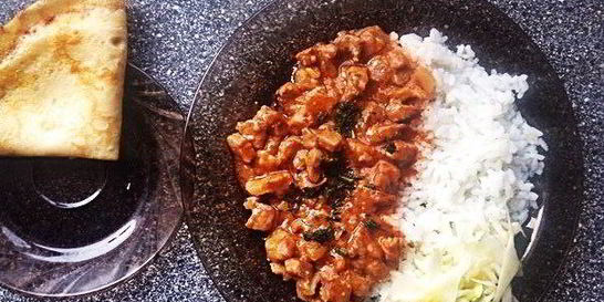 Гуляш из свинины с подливой