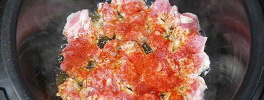 гуляш из свинины в мультиварке. Шаг 4