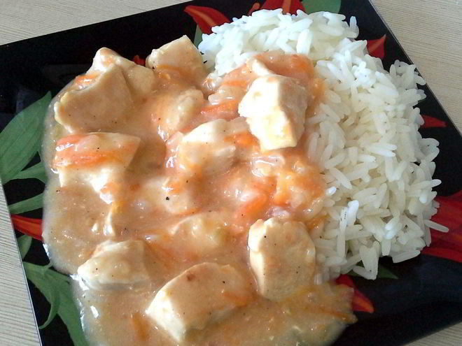 Рецепт гуляша с куриным филе