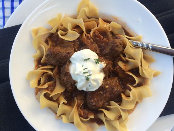 Рецепт гуляша с мясом