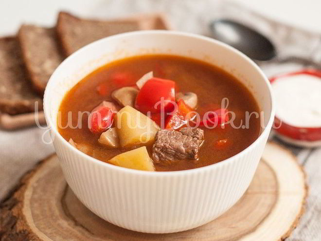 Рецепт гуляша в мультиварке