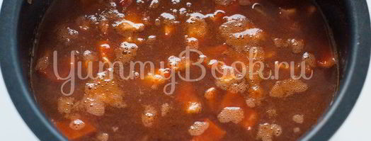 гуляш в мультиварке. Шаг 4