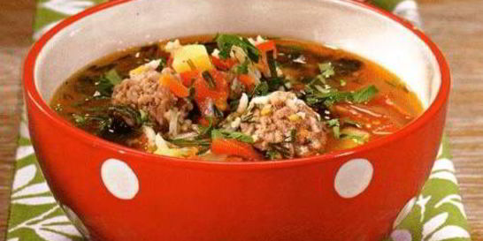 Суп-гуляш из фарша