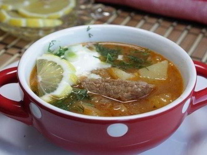 Рецепт супа-гуляша по-тирольски с говядиной