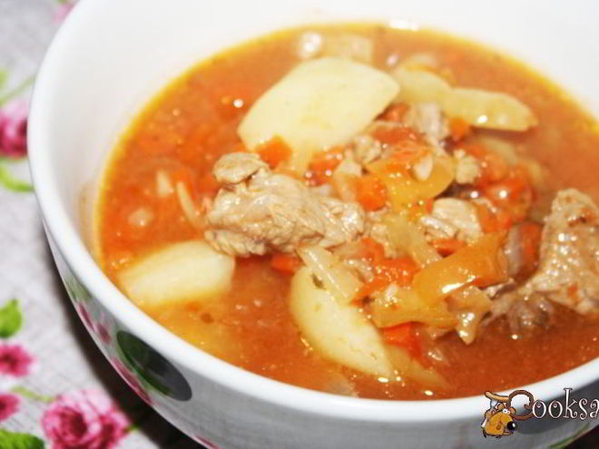 Рецепт супа-гуляша с индейкой