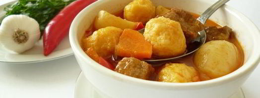 суп-гуляш с сырными клецками. Шаг 11