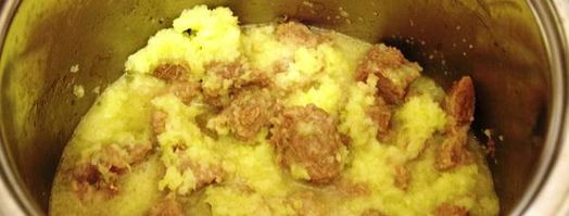 томленый в сельдерее гуляш с булгуром. Шаг 8