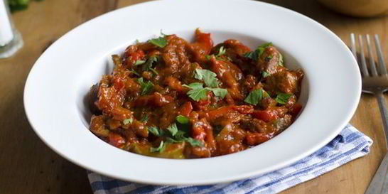 Экзотический гуляш из говядины