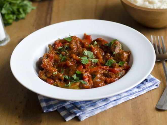 Рецепт экзотического гуляша из говядины