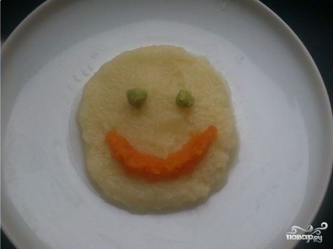 Рецепт картофельно-кабачкового пюре