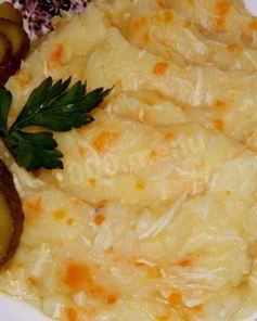 Картофельное пюре с курицей
