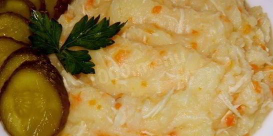 Картофельное пюре с курицей