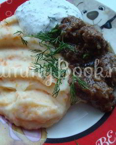 Картофельное пюре с морковью