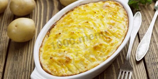 Картофельное пюре в духовке