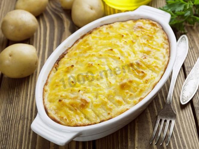 Рецепт картофельного пюре в духовке