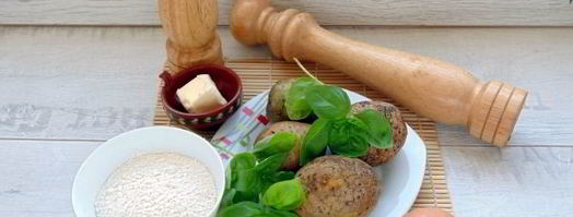 картофельные ньокки с базиликом. Шаг 7