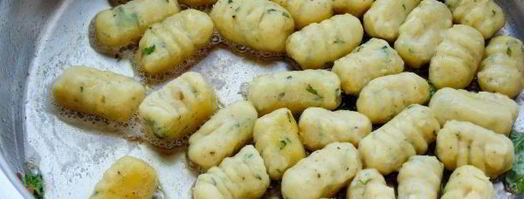 картофельные ньокки с базиликом. Шаг 21