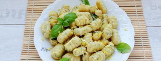 картофельные ньокки с базиликом. Шаг 22