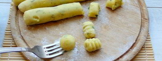 картофельные ньокки с базиликом. Шаг 16